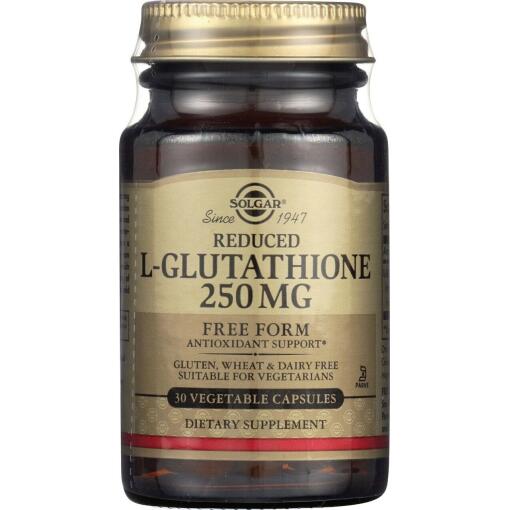 SOLGAR Reduced L-Glutathione 250 mg (30 caps.)