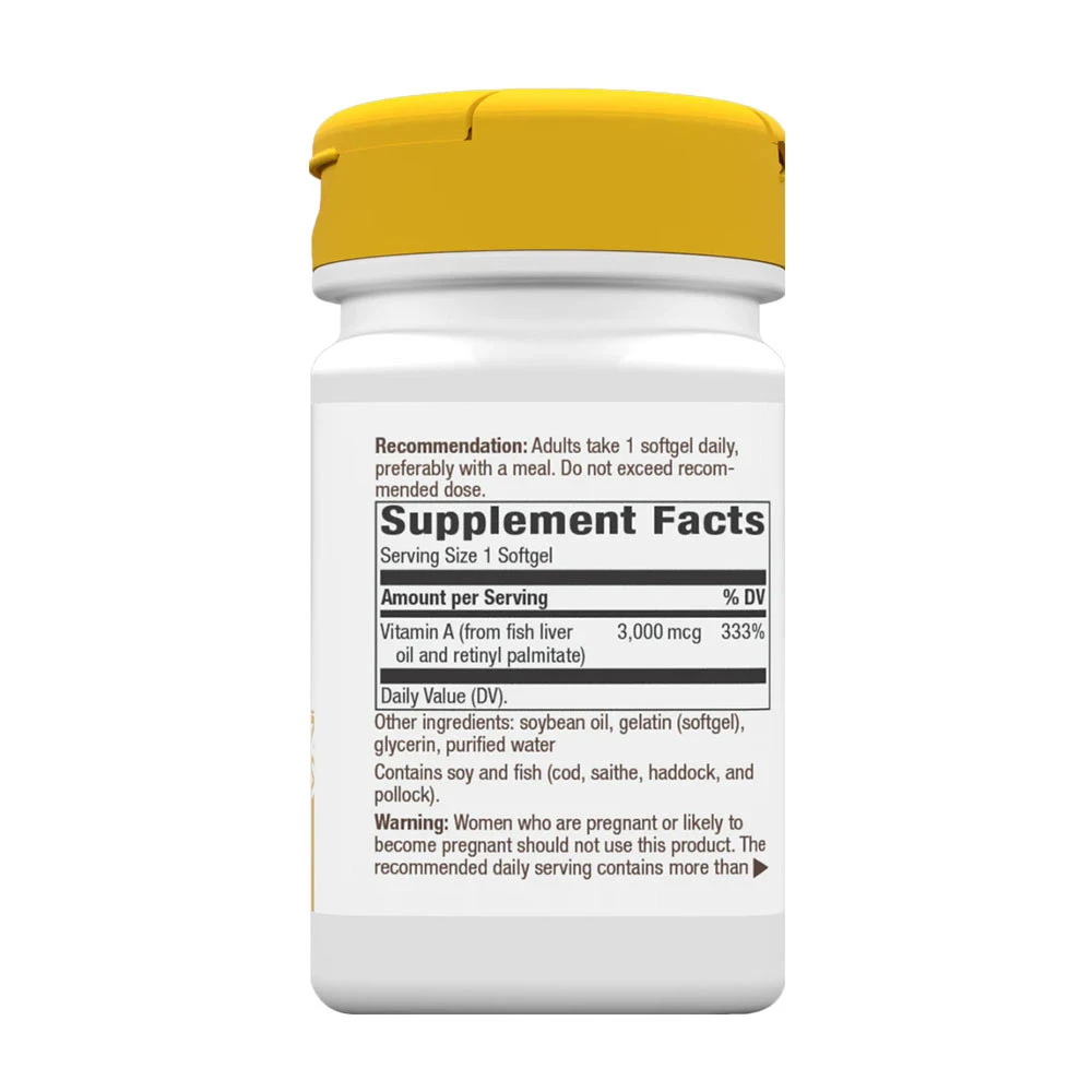 Nature's Way - A-vitamin (100 lágyzselatin kapszula) - Image 2