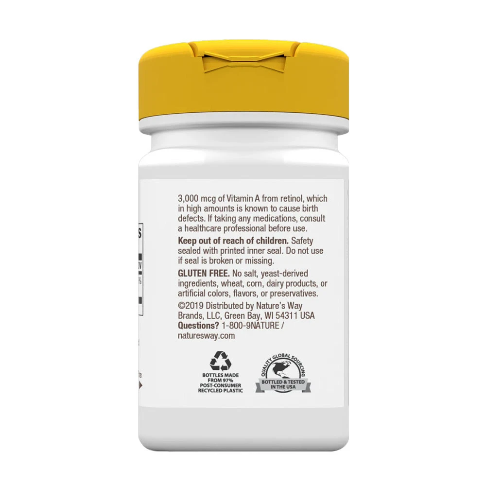 Nature's Way - A-vitamin (100 lágyzselatin kapszula) - Image 3