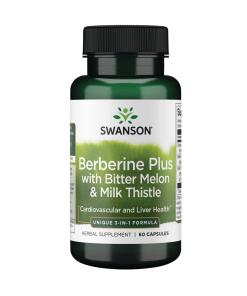 Berberine Plus with Bitter Melon & Milk Thistle - 60 caps