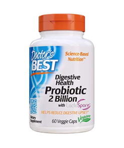 Digestive Health Probiotic 2 Billion with LactoSpore - 60 vcaps