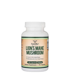 Double Wood Supplements Lion's Mane Mushroom  (120 Capsules)