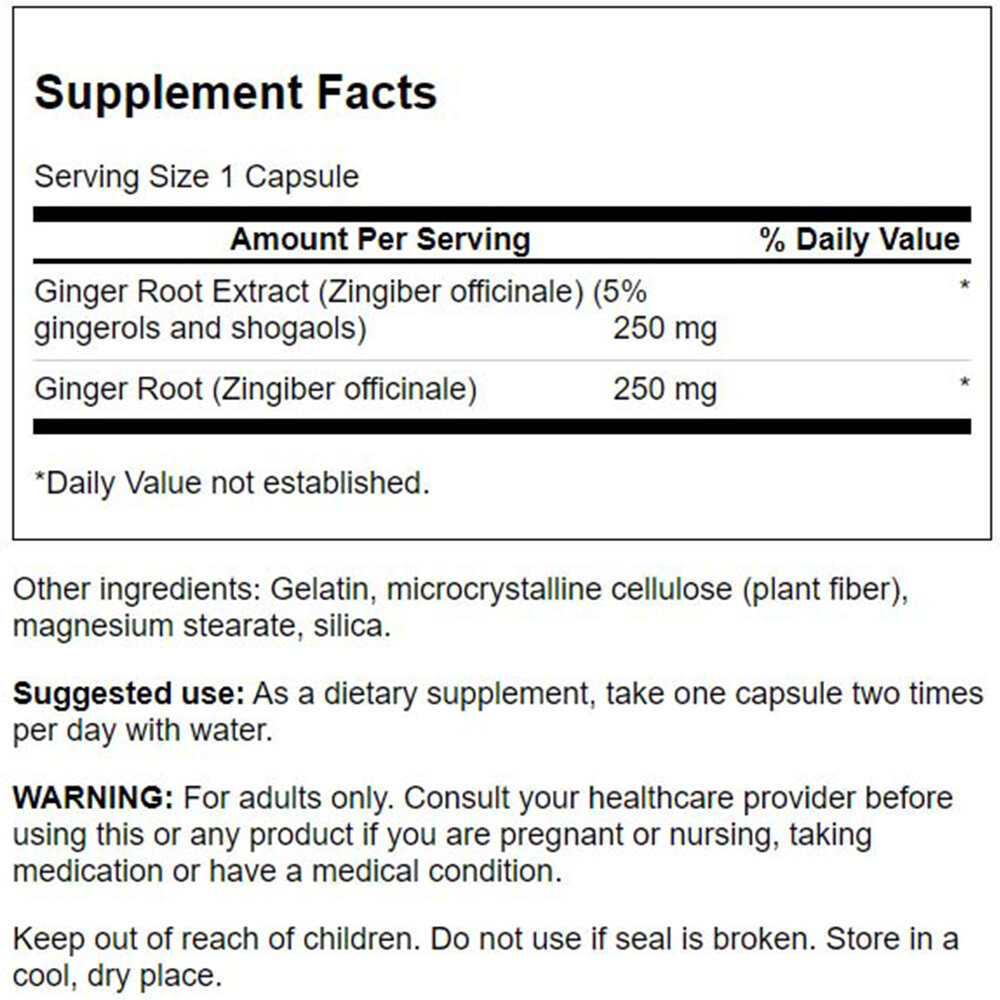 Ginger root - 120 kapszula - Image 3