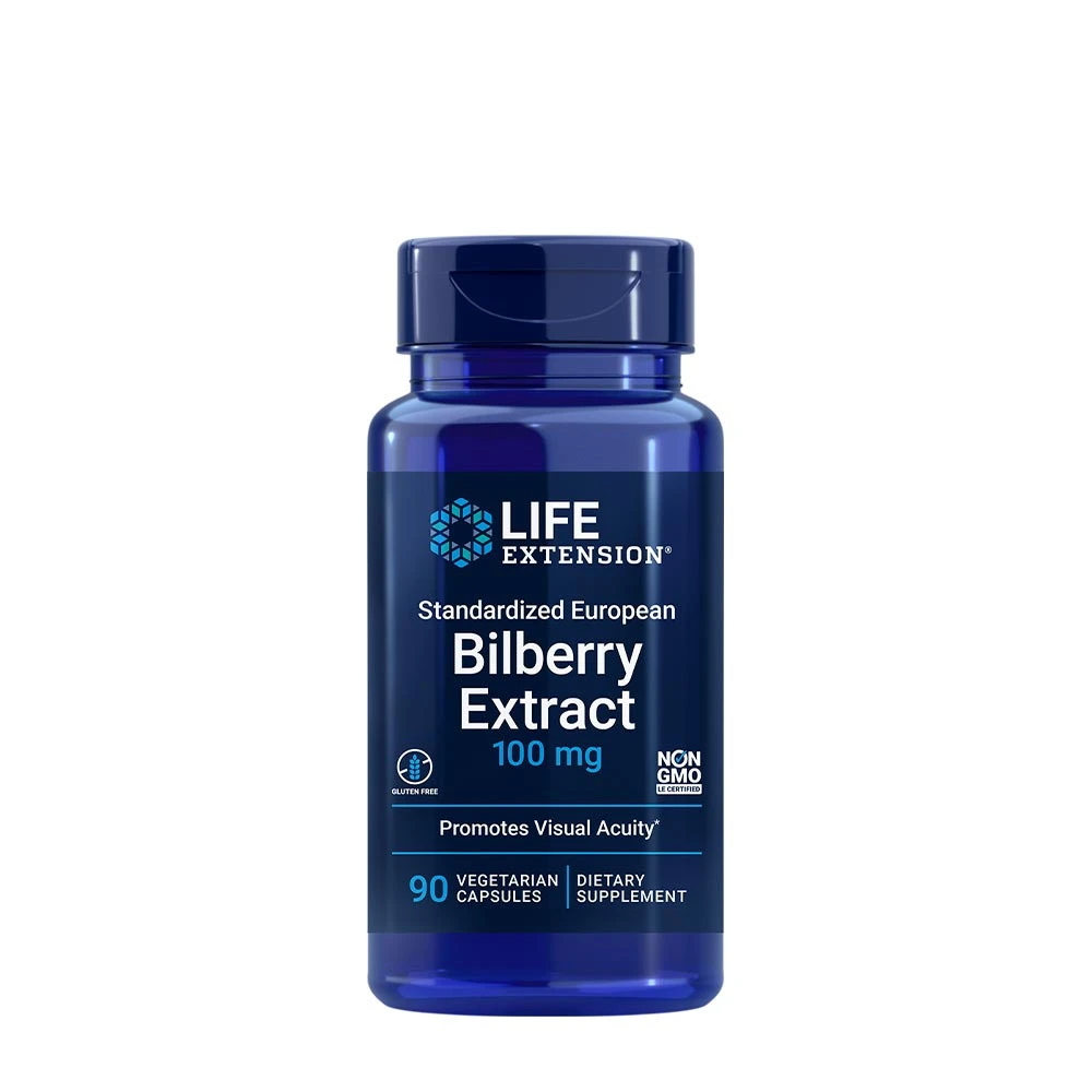 Life Extension - Standardized European Bilberry Extract (90 Veg Capsules)