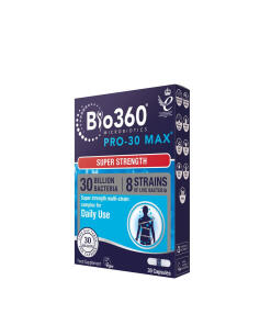 Natures Aid Bio360 Pro-30 MAX (30 Billion Bacteria) (30 Capsules)