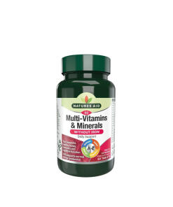 Natures Aid Multi-Vitamins & Minerals (without Iron) (60 Tablets)