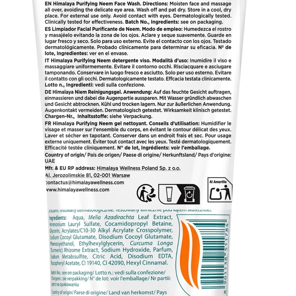 tisztító neem arclemosó - 150 ml. - Image 2