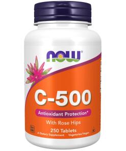 Vitamin C-500 with Rose Hips - 250 tablets