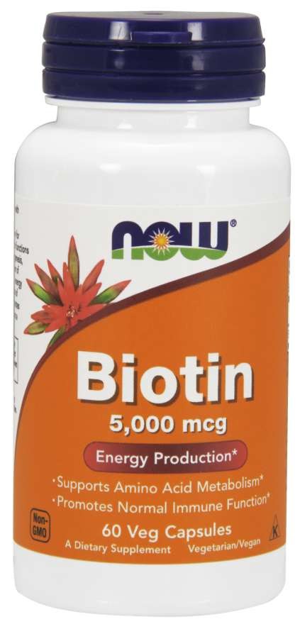 Biotin 5000 mcg capsules