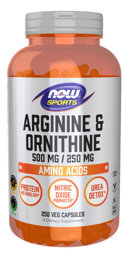 Arginine & Ornithine - 250 vcaps