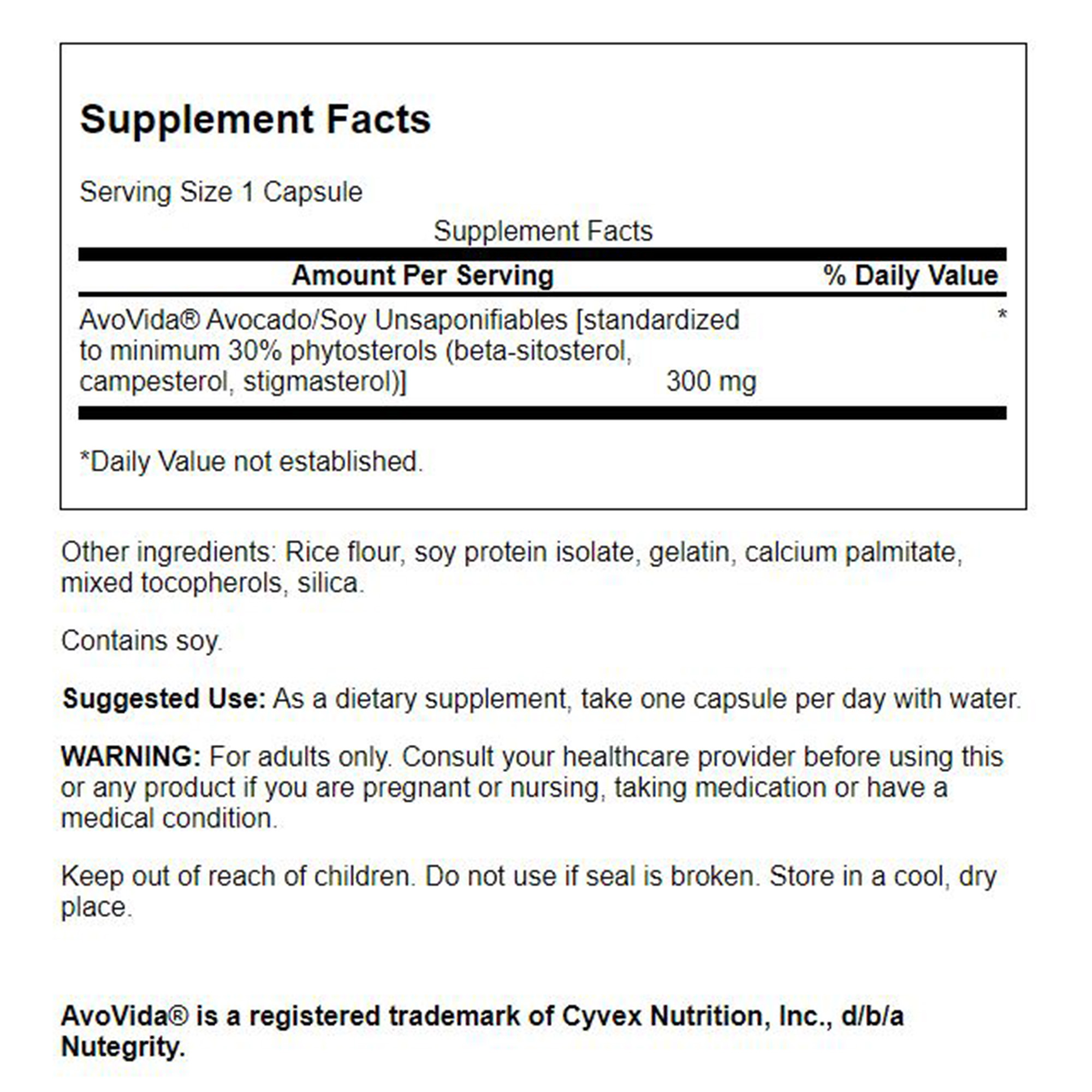 Avovida, 300 mg maximális erősségű - 60 darab kapszula - Image 3