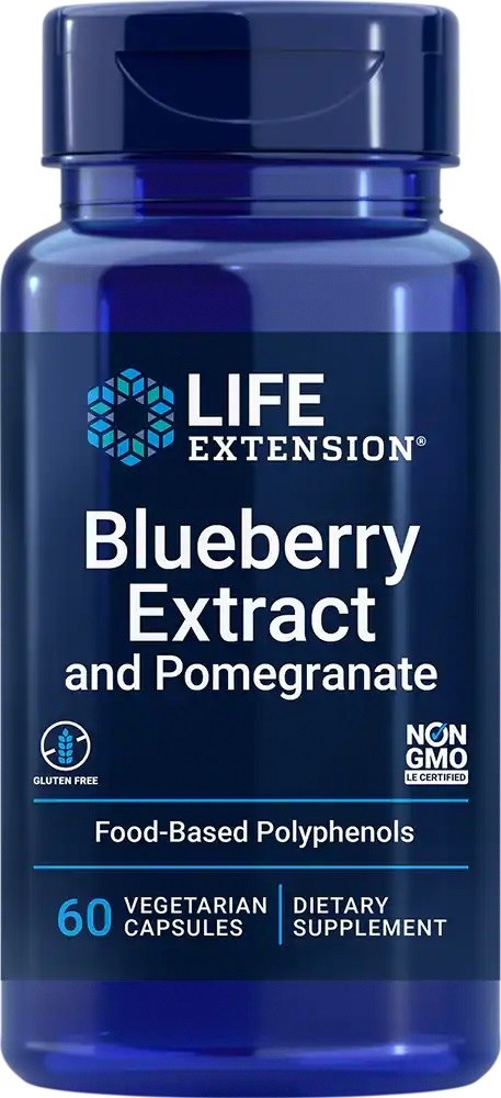 Blueberry Extract with Pomegranate - 60 vcaps
