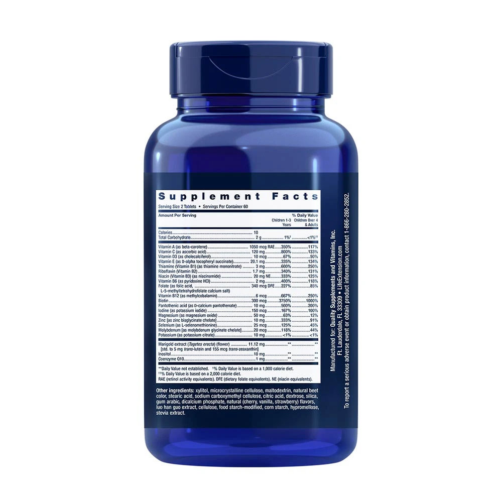 children's formula élethosszabbító mix, természetes bogyós gyümölcs - 120 rágótabletta - Image 3