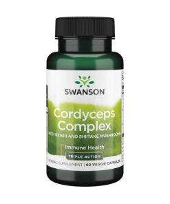 Cordyceps Complex with Reishi and Shiitake Mushrooms - 60 vcaps