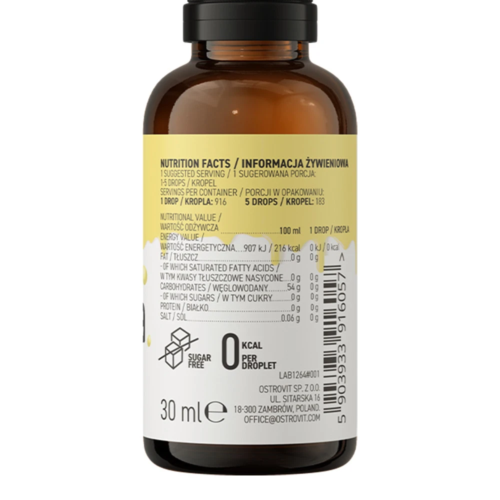 OstroVit - Aroma Cseppek, Vanília - 30 ml - Image 4