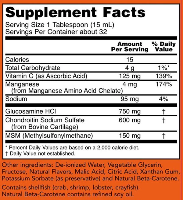 Glükozamin és kondroitin MSM folyadék - Image 2