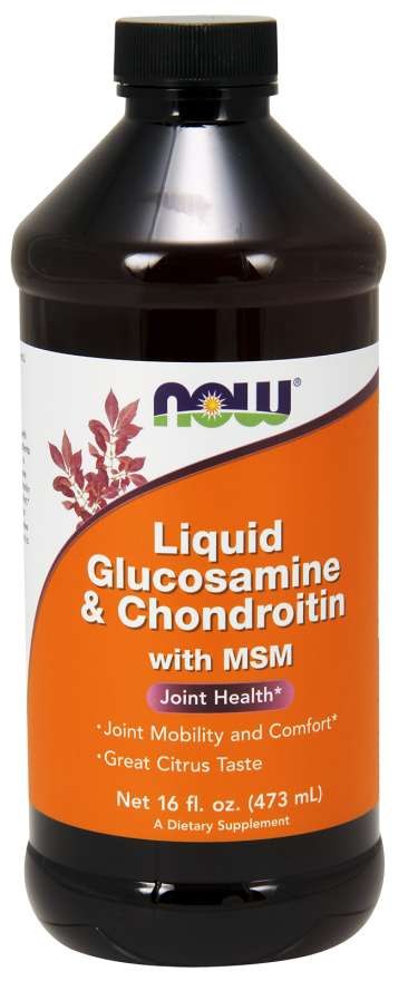 Glucosamine & Chondroitin with MSM Liquid - 473ml.