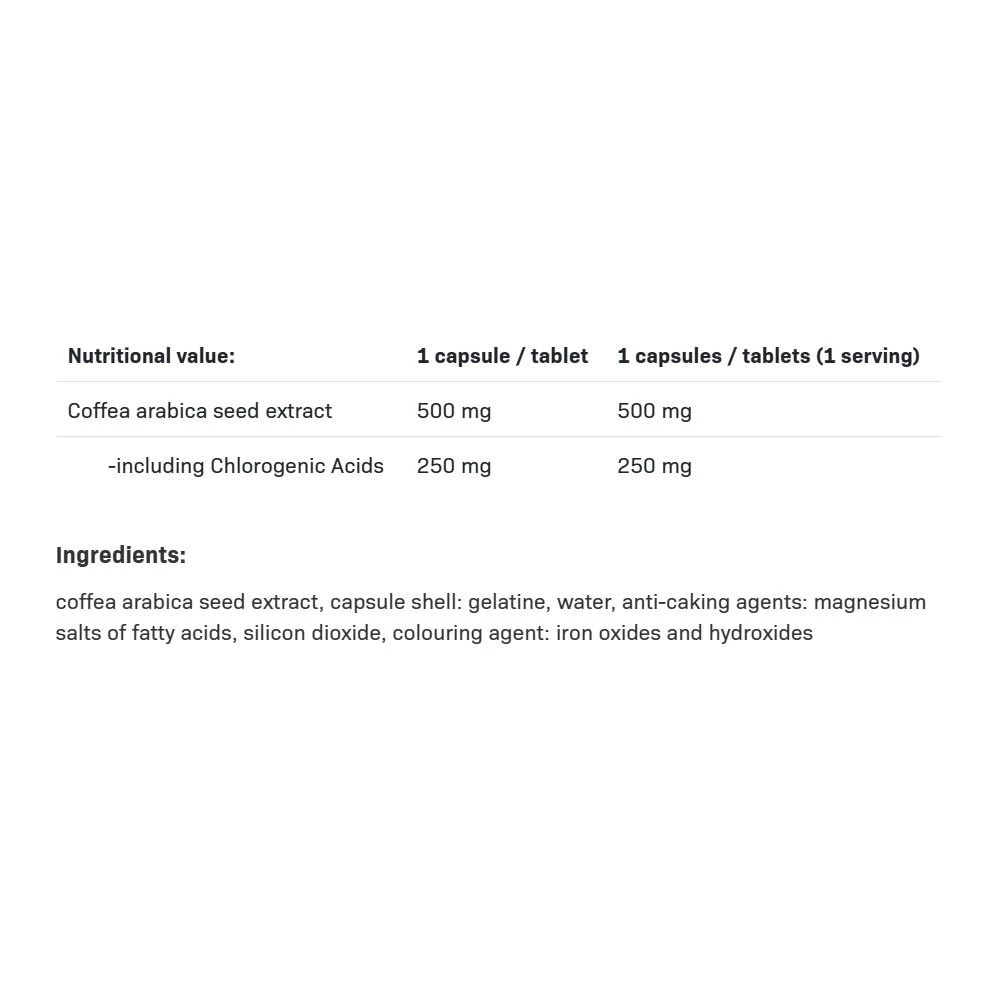 Zöld kávé, 250 mg klorogénsav - 90 kapszula - Image 3