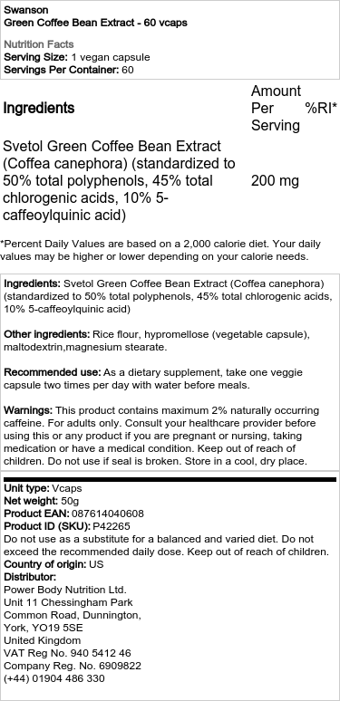 Zöld kávébab kivonat - 60 darab kapszula - Image 2