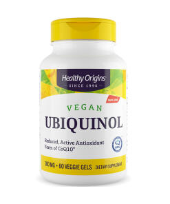 Healthy Origins Vegan Ubiquinol 100mg 60 Veg. gels