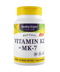 Healthy Origins Vitamin K2 MK7 100mcg 60 soft capsules