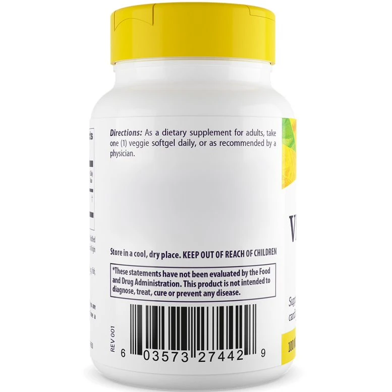 Healthy Origins - Healthy Origins K2-vitamin MK7 100 mcg, 60 lágy kapszula - Image 4