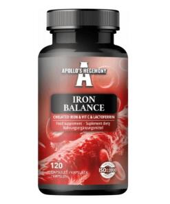 Iron Balance Chelated Iron & Vit C & Lactoferrin - 120 caps
