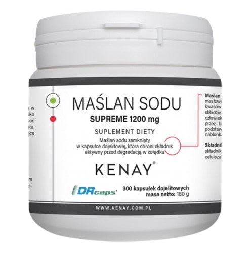 KENAY Sodium Butyrate SUPREME 1200 mg (300 caps)