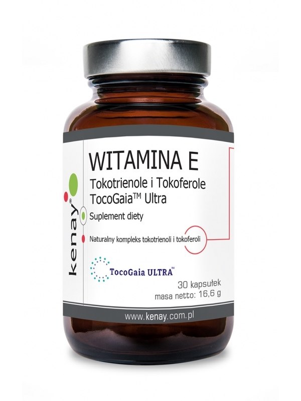 KENAY Vitamin E Tocotrienols and Tocopherols TocoGaia Ultra (30 caps)