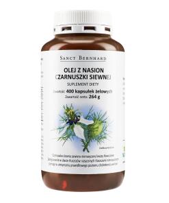 KRAUTERHAUS SANCT BERNHARD Black Cumin Oil Mono Capsules (400 caps)