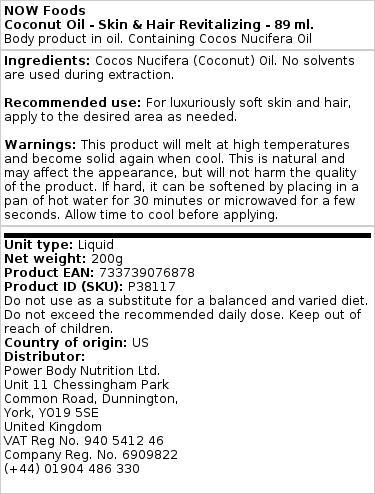 kókuszolaj - bőr és haj revitalizáló hatású - Image 2