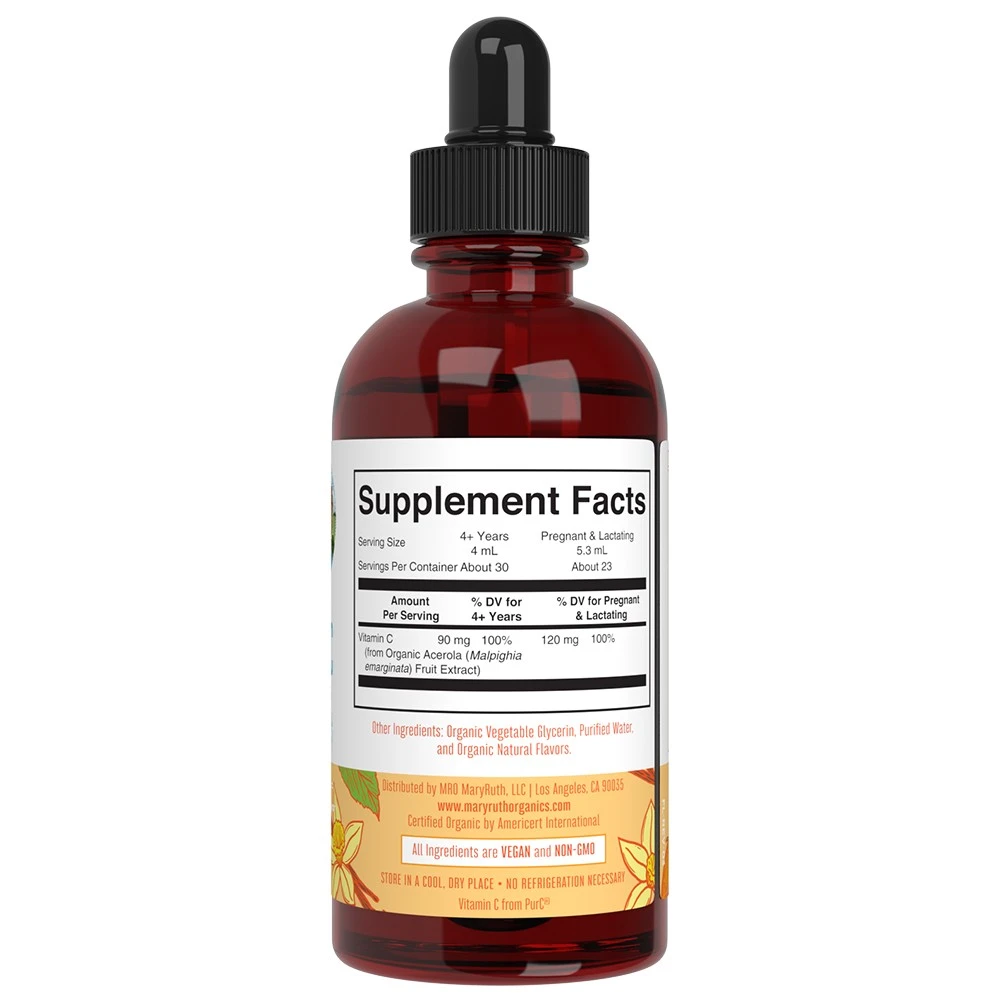 MaryRuth's - Mary Ruth C-vitamin cseppek narancs-vanília ízesítéssel, 120 ml - Image 3