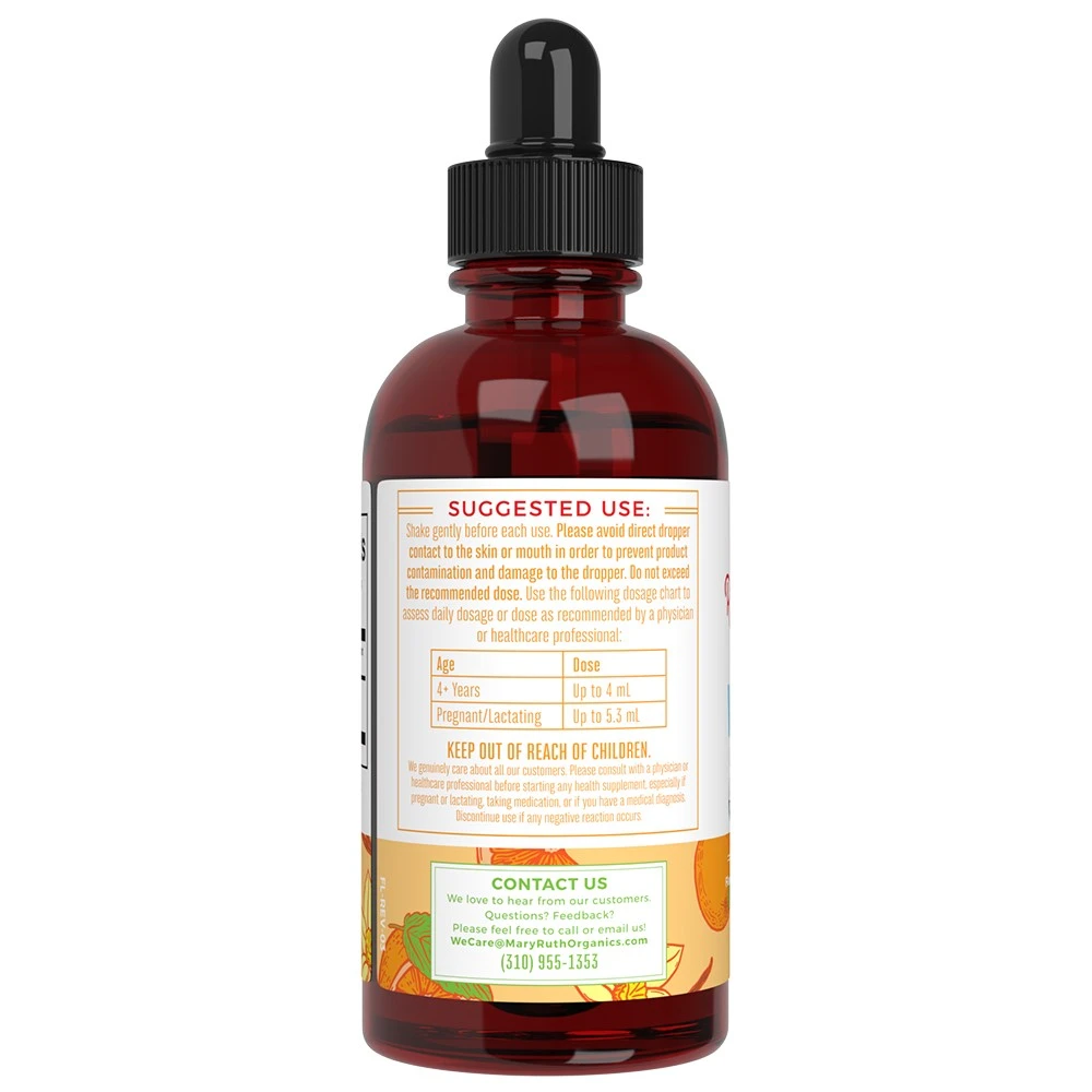 MaryRuth's - Mary Ruth C-vitamin cseppek narancs-vanília ízesítéssel, 120 ml - Image 4