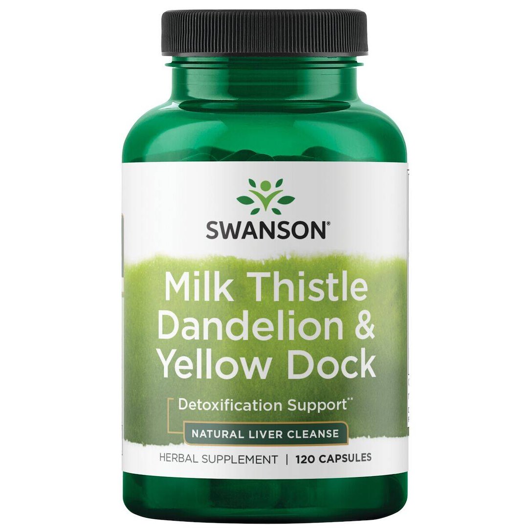 Milk Thistle Dandelion & Yellow Dock - 120 caps