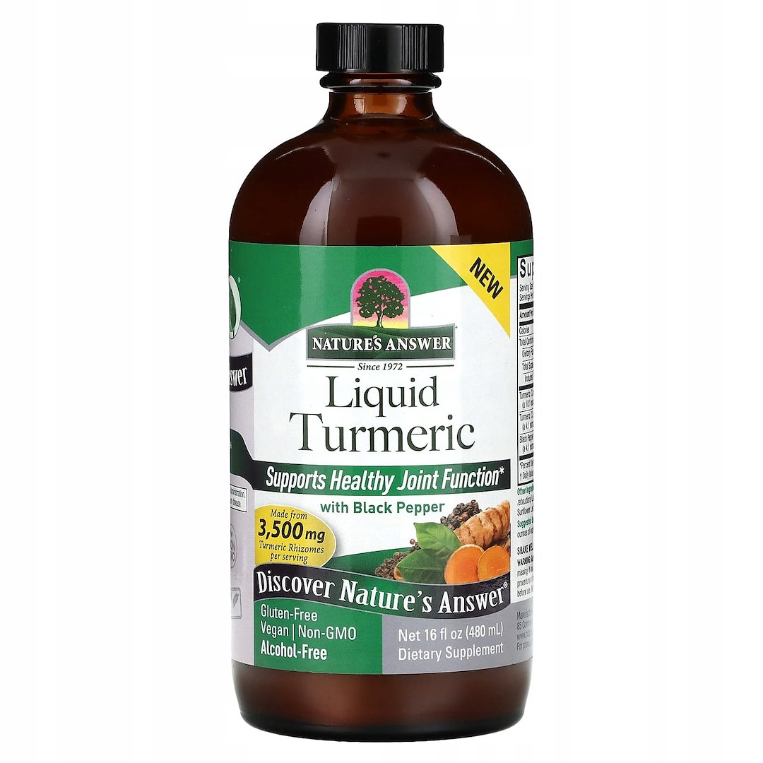 NATURE'S ANSWER Turmeric with Black Pepper (480 ml)