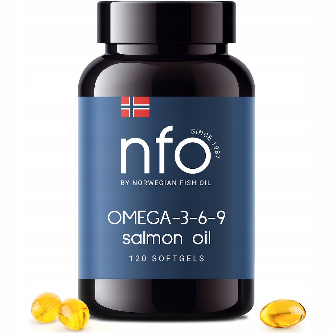 NFO Omega-3-6-9 Salmon Oil (120 caps)