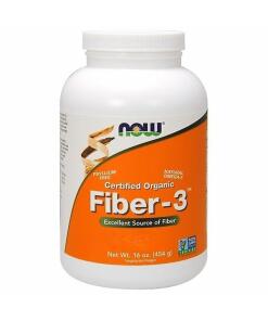 NOW Fiber-3 Organic (454 g)