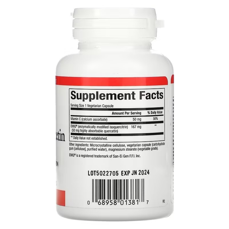 Natural Factors - Bioaktív Kvercetin EMIQ 50 mg (60 kapszula) - Image 5