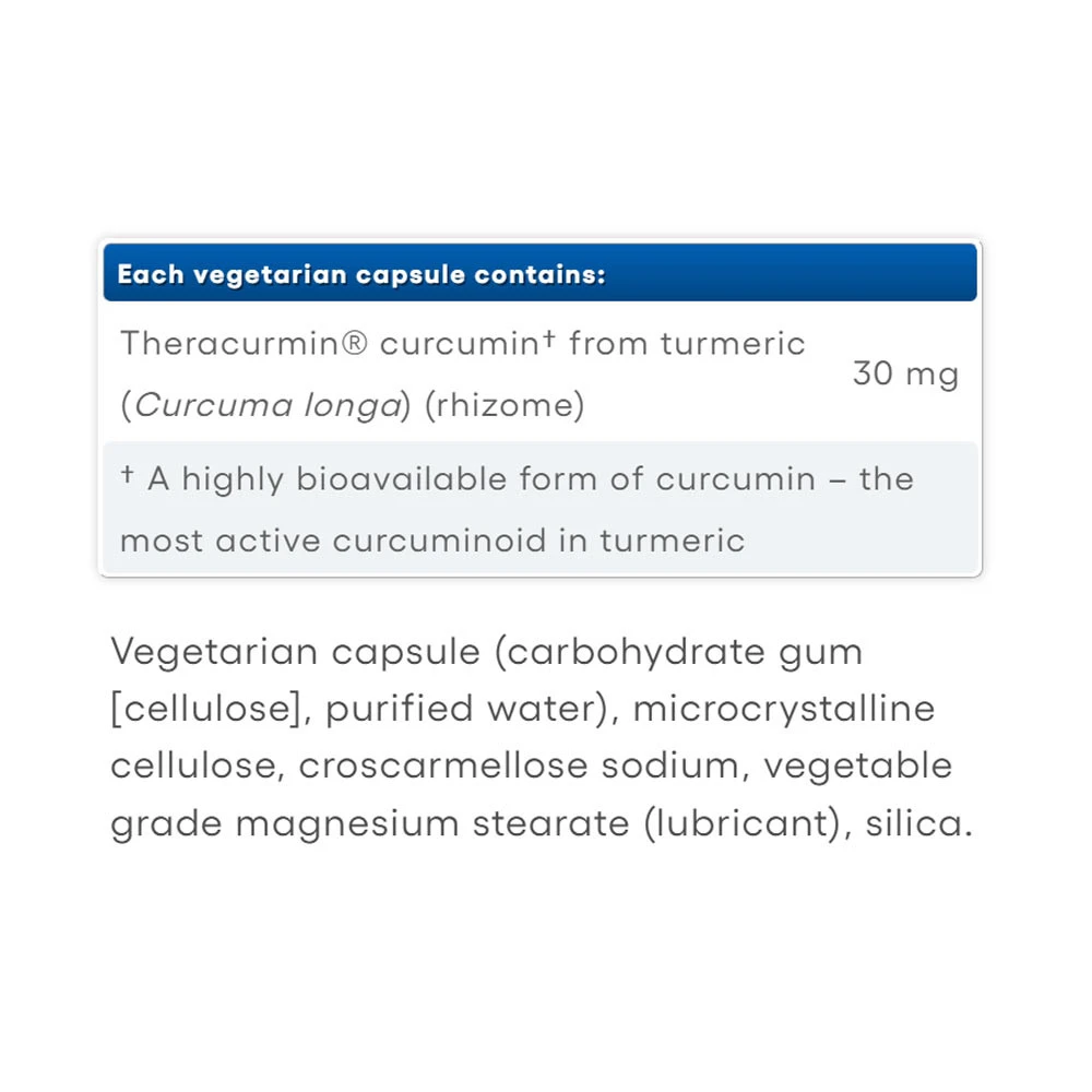 Natural Factors - Theracurmin 30 mg (60 kapszula) - Image 2
