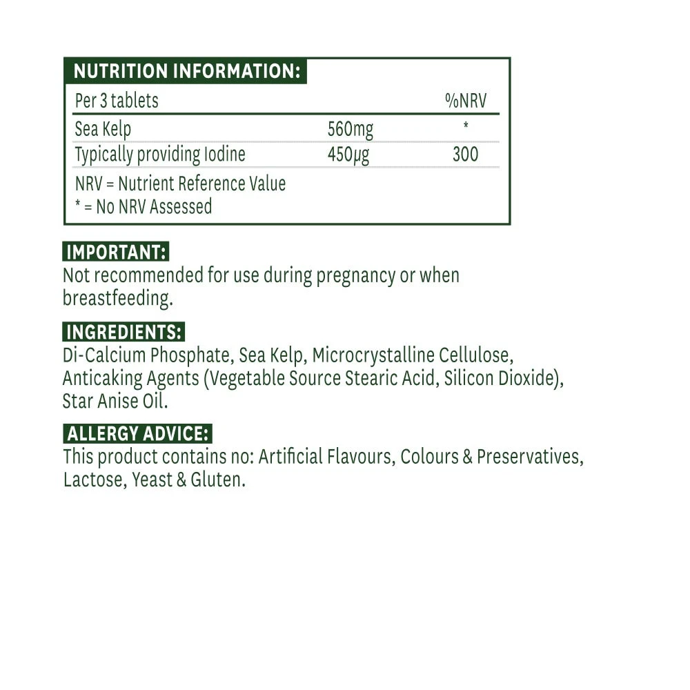 Natures Aid - Tengeri Moszat Tabletta (180 db) - Image 4