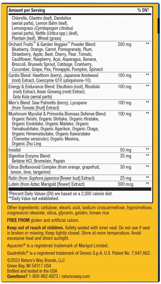 Nature's Way - Alive!® Max3 Férfi Multivitamin Napi (90 tabletta) - Image 3