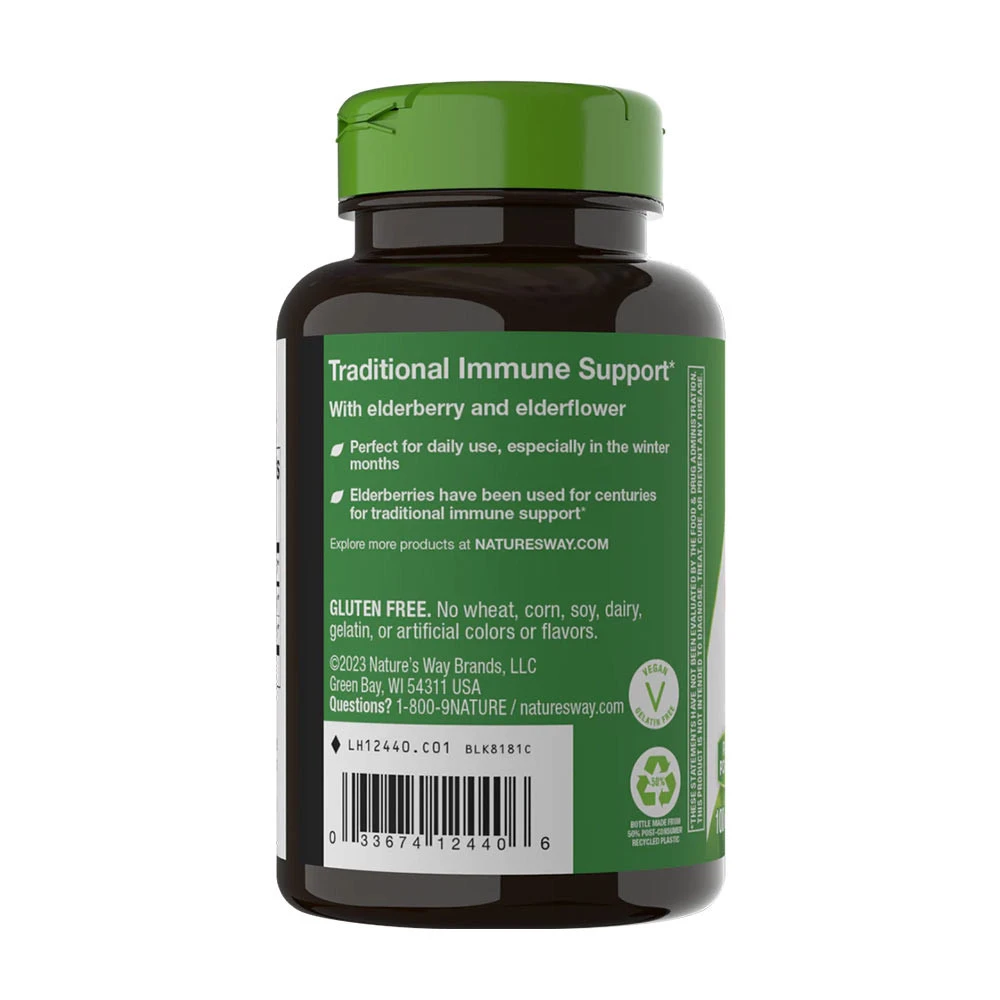 Nature's Way Fekete Bodza Kapszula (100 db) - Image 5