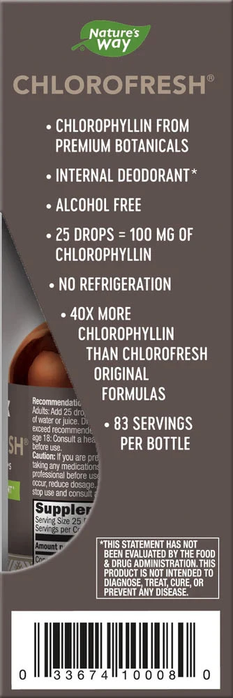 Nature's Way - Chlorofresh® Klorofill Cseppek (59 ml) - Image 5