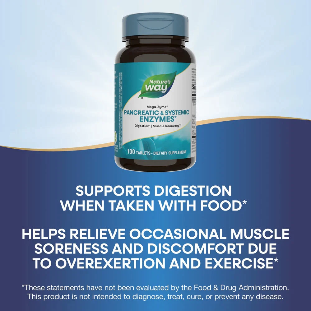 Nature's Way - Mega-Zyme® (100 tabletta) - Image 11