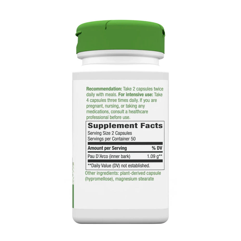 Nature's Way - Pau d'Arco Belső Kéreg (180 kapszula) - Image 4