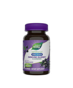 Natures Way Sambucus Zero Sugar Immune Gummy (50 Gummies)
