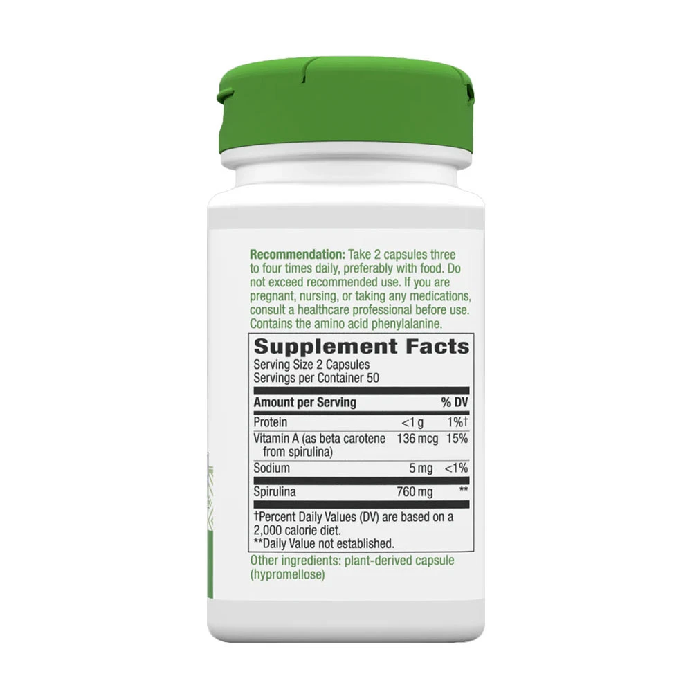 Nature's Way Spirulina (100 kapszula) - Image 7