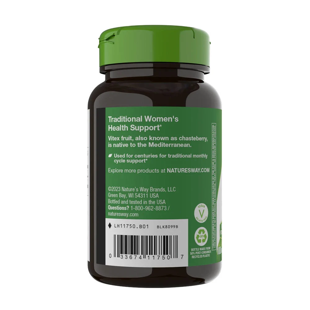 Nature's Way - Vitex gyümölcs (100 kapszula) - Image 3