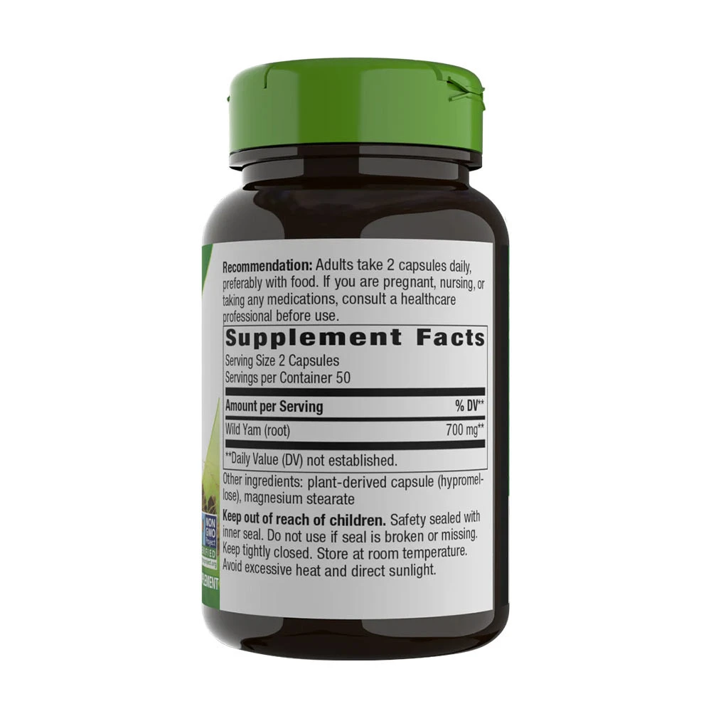 Nature's Way - Vad Yamgyökér kapszula (100 kapszula) - Image 2