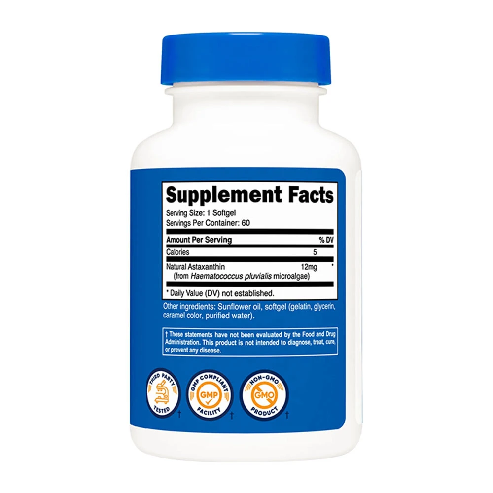 Nutricost - Astaxantin (60 lágyzselatin kapszula) - Image 6